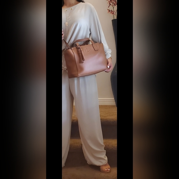 BRAND NEW! FABULOUS TORY BURCH Thea Slouchy Satchel/Crossbody Bag w/ Strap - Picture 16 of 16